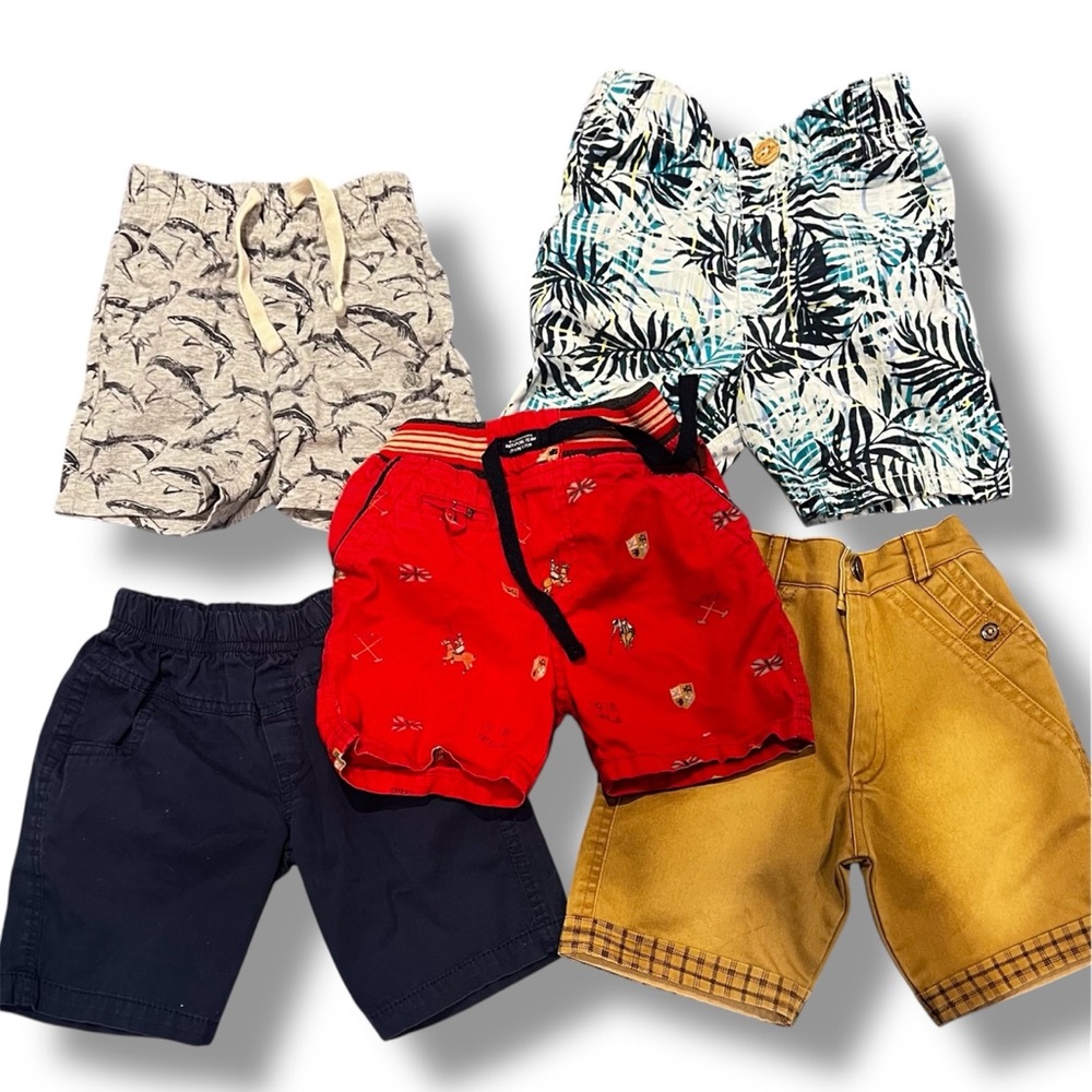 EUC/VGUC Bundle Boys' Assorted Color Shorts Set - Regular & Long Leg (12-18 mos)